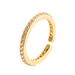 Fashionable Diamond Studded Single Row Zircon Adjustable Opening Ring For Women With A Light Luxury And High-end Feel_ipsvogv.com