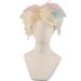 Weird Punk Style Wig Highlights Short Curly Hair cosplay wig_ipsvogv.com