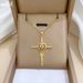 】 Cross 【 Light Luxury Charm Gorgeous Full Diamond Necklace Women's Versatile Clavicle Titanium Steel Chain 【 】_ipsvogv.com