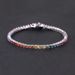 Light Luxury Rainbow Color Moissanite Bracelet S925 Sterling Silver Tennis Chain 3/4/5mm Colorful Bracelet Hot Style_ipsvogv.com