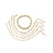 New Handicrafts Fashionable And Minimalist Size Ball Gold 5-piece Set Bracelet_ipsvogv.com