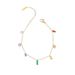 Meichen Summer Minimalist Colorful Zircon Small Titanium Steel Necklace Women's Fashion Light Luxury Design Sense Collar_ipsvogv.com