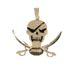 Full Diamond Pattern Men's Alloy Large Pendant With Exaggerated Personality And Domineering Halloween Skull Necklace_ipsvogv.com