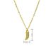 Ins Temperament Personality Wolf Tooth Pendant Necklace Clavicle Chain Copper Plated Gold Pendant Necklace_ipsvogv.com