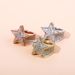 Ins Hot Five Pointed Star Ring Full Of Zircon Hip Hop Men's Trendy Ring Gold Jewelry_ipsvogv.com