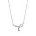 Light Luxury Style Diamond-Studded Ribbon Bow Pendant Clavicle Chain Women's French Elegant Necklace Choker Gift For_ipsvogv.com