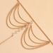 Beach Temperament Crystal Multi-layer Fringed Chain Foot Decoration Ethnic Style Bride Finger Metal Anklet_ipsvogv.com