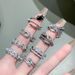 celebrity Super Internet Cool Personalized And Style, Light Luxury Diamond Studded Zircon Series Ring, Niche Design, Style, Ring, Design,_ipsvogv.com
