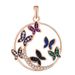 Zircon Butterfly Pendant Female Sterg Necklace Sier Jewelry_ipsvogv.com
