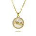 New Oil Drop Enamel Moon Pendant Female Niche Design Cold Trend Cool Couple Necklace Female_ipsvogv.com