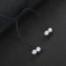 New Ethnic Style Black Rope Woven Natural Shell Pendant Necklace Simple And Versatile Neckchain_ipsvogv.com
