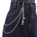 Fashion Personalized Giraffe Pendant Accessories, Double-layer Metal Chain, Versatile And Trendy Pants Chain_ipsvogv.com