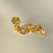 Fashionable Niche INS Titanium Steel Vintage Irregular Petal Versatile Earrings_ipsvogv.com