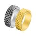Men's Jewelry Retro Dragon Scale Rotatable Titanium Steel Ring Fashionable Men's Trendy Atmospheric Ring Accessories_ipsvogv.com