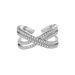 High End Full Diamond Zircon Cross Opening Luxurious Fashionable Index Finger Ring, Personalized And Elegant Bracelet_ipsvogv.com