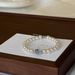 S Silver Sea Blue Treasure Natural Freshwater Pearl Bracelet, All Body Pure Silver, French Women's Light Luxury, Niche_ipsvogv.com