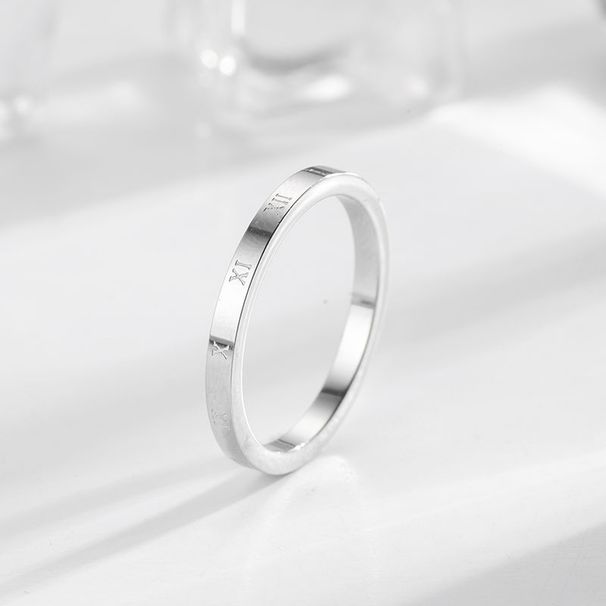 Women's Jewelry Stainless Steel Ring Titanium Steel Ring Round Ring Niche Design Trendy Jewelry_ipsvogv.com