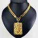 Man's The Chinese "LONG" Pendant Chain Necklace N691_ipsvogv.com