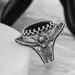 Sanjie INS Style Fashionable, High End, Versatile Design Sense Women's Jewelry Flower Shaped Ring_ipsvogv.com