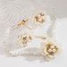 N11582 French Romantic Three Dimensional Camellia Pearl Necklace Fresh and Sweet Temperament Light Luxury Neckchain for_ipsvogv.com