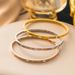 Niche Design Titanium Steel Roman Digital Diamond For Women's Light Luxury High Grade Colorless Best Friend Bracelet_ipsvogv.com