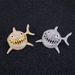 Unisex Alloy Necklace For Men And Women Cool Big Shark Pendant Hip Hop Personality Fashion Rap Diamond Pendant_ipsvogv.com