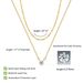 Brass Real Gold Electroplating Hot Sales Double Layer Luxury Inlaid Zircon Pendant High Grade Women's Necklace_ipsvogv.com