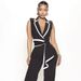 women's clothing new fashion V-neck temperament elegant sleeveless jumpsuit wide-leg pants_ipsvogv.com
