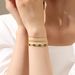 Women's Jewelry Brass Real Gold Electroplating Stacking Wear Three Layers Inlaid With Colored Zircon Light Luxury Ladies Bracelet_ipsvogv.com