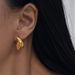 Spot Factory INS Fashionable Niche INS Retro Titanium Steel Hammer Face Tear Earrings Earrings_ipsvogv.com