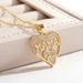 Elegant And Minimalist Women's Love Necklace MOM Pendant As A Mother's Day Gift_ipsvogv.com