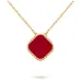 Four Leaf Clover Necklace Designer Jewelry Pendant Necklaces 18 Styles Heart Gold Sier Rose Plated Link Chain White_ipsvogv.com