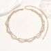 Vintage Rhinestone Hair Chain Necklace - Multi-Layer Wave Bridal Jewelry For Weddings_ipsvogv.com