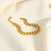 Titanium Non-Fading Men And Women Hip-Hop Trendy Gold Stainless Steel Cuban Chain Bracelet Jewelry_ipsvogv.com