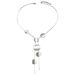 Minimalist geometric women's long necklace, niche circular pendant design, collarbone chain, versatile and high-end_ipsvogv.com
