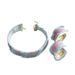 Fashionable spicy girl style women's necklace earring set denim fabric English letter design collar temperament earrings_ipsvogv.com