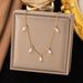 New Stainless Freshwater Pearl Titanium Steel Non Fading Necklace For Women With Personalized Design And High-end Feel,_ipsvogv.com