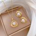 【 Titanium Steel 】 Stranded Sky Bird's Nest Pearl Light Luxury Charm Gorgeous Full Diamond Necklace Women's Versatile_ipsvogv.com