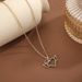 Fashion Versatile Love Wings Round Hollow Personalized Heart Shaped Necklace_ipsvogv.com