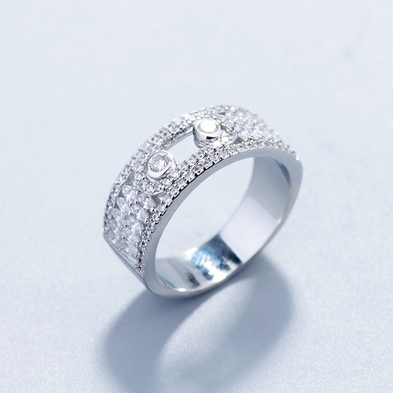 Ring and bracelet set series hot jewelry micro inlaid zircon smart round beads can be matched with bracelets_ipsvogv.com