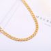 Yinchen Jewelry Temu6mm 16-30in Gold Cuban Chain Men's Necklace_ipsvogv.com