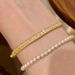 New Exquisite Luxurious Brushed Wheat Ear Bracelet, Fashionable Versatile, Simple And Elegant, With A High-end Feel. Handmade For_ipsvogv.com