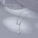 Beifei S Pure Silver Butterfly Necklace For Women, Light Luxury, Versatile, High-end, Tassel Pearl Collarbone Chain,_ipsvogv.com