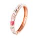 Daili Enamel Chinese Style Bracelet Zinc Alloy Bracelet Flower Open Bracelet Tourist Attraction Souvenir_ipsvogv.com