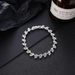 Fashionable And Personalized Instagram Style Diamond Leaf Roman Bracelet_ipsvogv.com