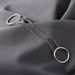 Plain Smooth Tassel Double Layer Chain Fashion Personalized Trendy One Piece Ring Set Of 2_ipsvogv.com