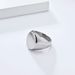 Simple large glossy seal titanium steel ring ring men's large personality cold style high end hand jewelry_ipsvogv.com
