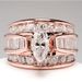 Copper Set Zircon Women's Ring Popular Fashion Engagement Handicrafts_ipsvogv.com