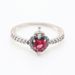 Women's Jewelry White Copper Villain Series Evil Queen Ring Red Love Dagger Fashion Heart Shaped Love Ring Gift_ipsvogv.com