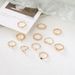 Hot Selling Joint Set Of 11 Pieces, Five Pointed Star Open Pearl Ring For Women_ipsvogv.com